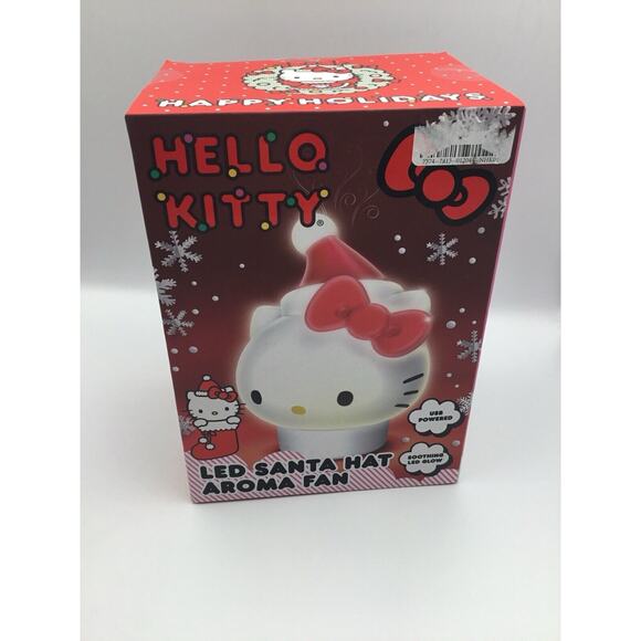 Hello Kitty Sanrio Christmas🎄LED Santa Hat Aroma Fan ~NEW WITH TAGS~ - Picture 6 of 8